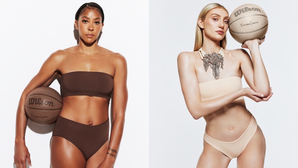 Candace Parker and Cameron Brink for Skims, WNBA, basketball, Kim Kardashian, fits everybody