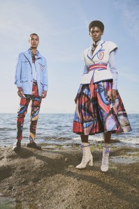 Team Haiti uniforms for the 2024 Paris Olympics designed by Stella Jean.