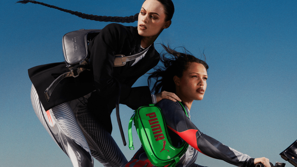 Looks from a new collaboration between Puma and Berlin-based label Ottolinger.