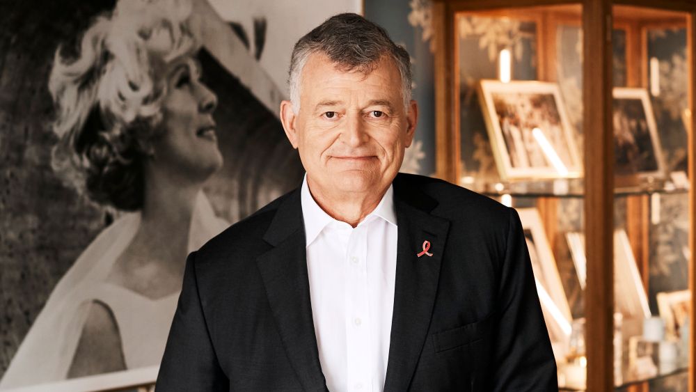 William Lauder photographed for WWD on April 18, 2024 in New York.