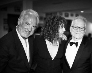 Charles Finch, Valeria Golino and Thierry Fremaux