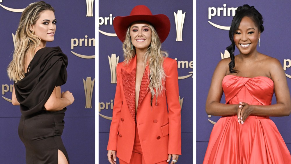 (L-R): Alana Springsteen, Lainey Wilson and Makho Ndlovu at the 59th Academy of Country Music Awards from Ford Center at The Star on May 16, 2024 in Frisco, Texas.