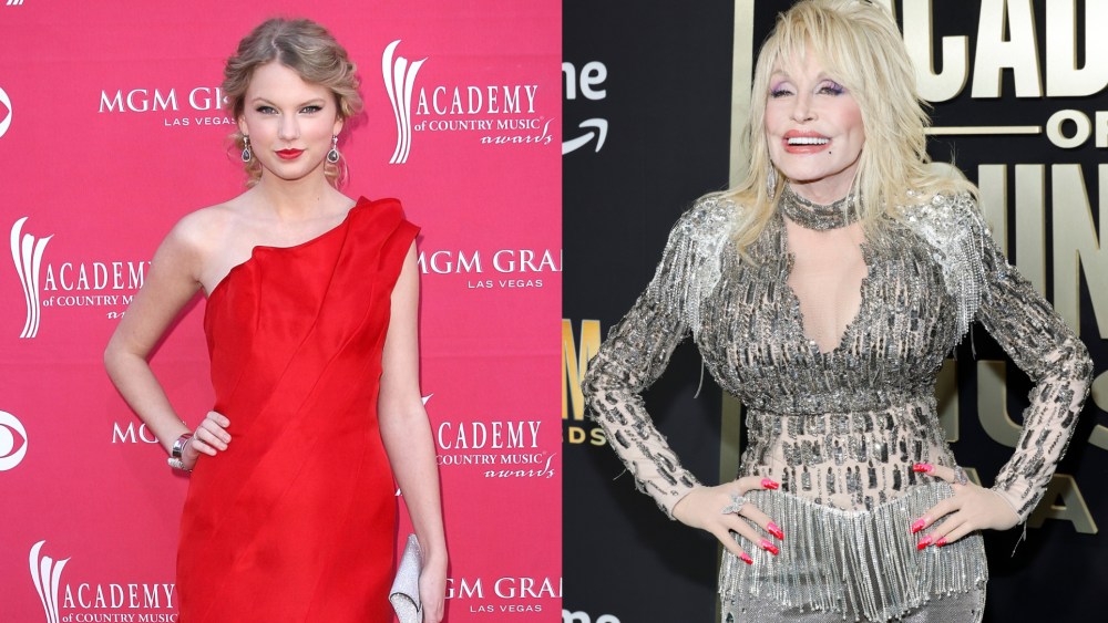 The Best Dressed Stars in ACM Awards History: Taylor Swift and Dolly Parton, best dressed celebrity fashion style on the acm awards red carpet