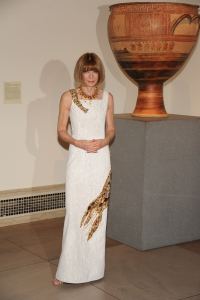 Anna Wintour attends the Metropolitan Museum of Art’s  2012 Costume Institute Gala featuring the debut of Schiaparelli and Prada: Impossible Conversations.