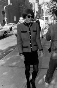 Anna Wintour attends an event at St. Vincent Ferrer Roman Catholic Church in New York City on October 13, 1989.