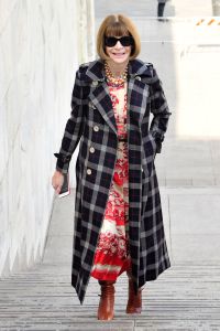 Anna Wintour at Italiana L'Italia Vista Dalla Moda 1971-2001 Exhibition Preview in 2018.