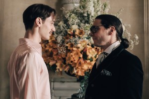 Théodore Pellerin as Jacques de Bascher, Daniel Brühl as Karl Lagerfeld