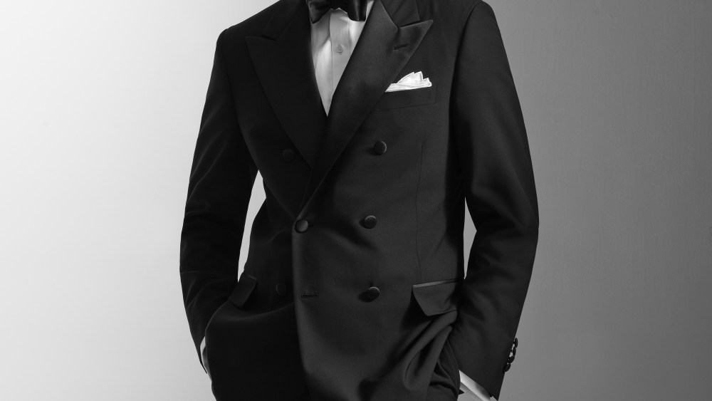A look from Brooks Brothers' new Black Fleece formalwear capsule.