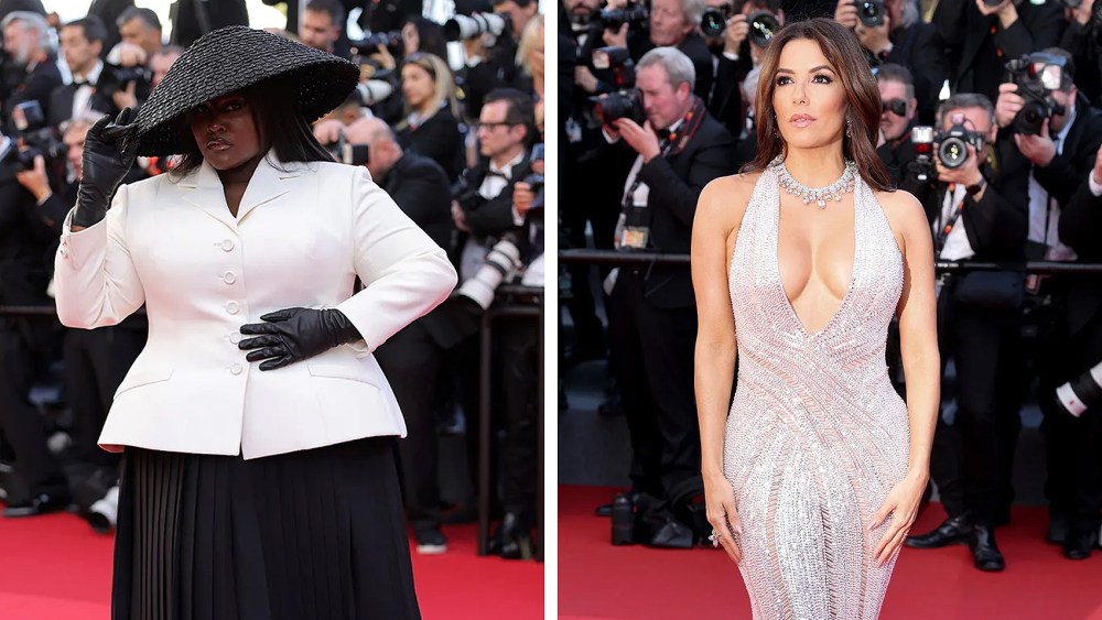 CANNES, FRANCE - MAY 16: Yseult best dressed, attends the "Megalopolis" Red Carpet at the 77th annual Cannes Film Festival at Palais des Festivals on May 16, 2024 in Cannes, France. (Photo by Neilson Barnard/Getty Images), eva longoria emilia perez