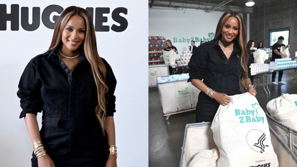 Ciara at the Baby2Baby maternal health press conference on May 8 in Los Angeles.