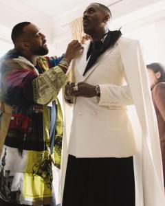 Colman Domingo gets ready for the Met Ball 2024.