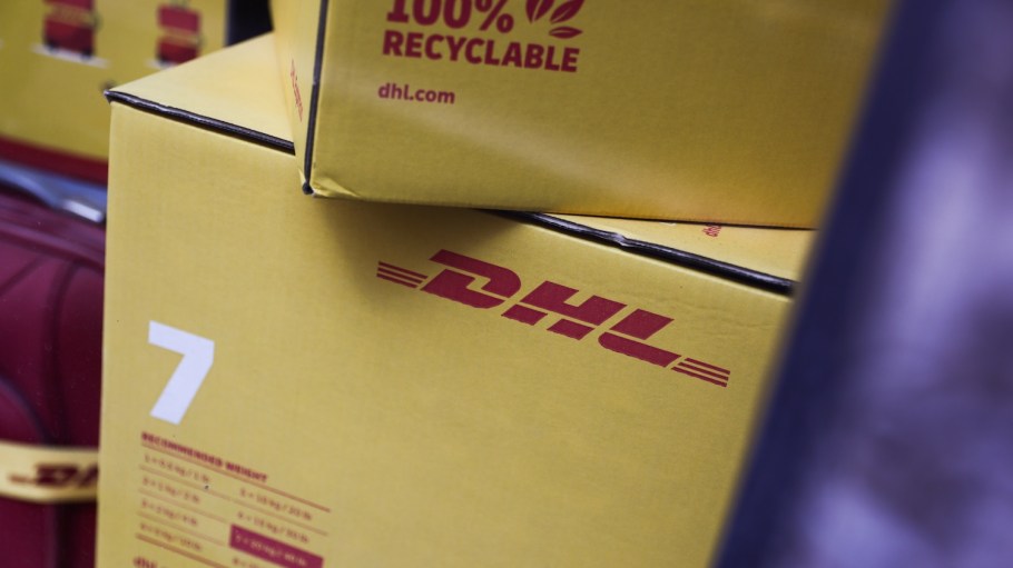 Low freight rates have weighed down DHL's freight forwarding division, but Red Sea disruptions have pushed up air freight volumes.