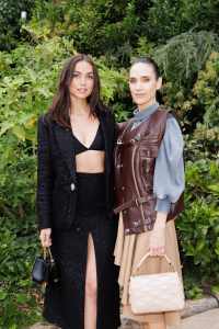 Ana de Armas and Jennifer Connelly front row at the Louis Vuitton Cruise 2025 show.