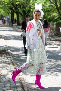 Street style at Frederick Law Olmstead Awards Luncheon 2024