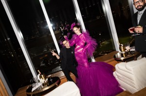 Christian Siriano and Coco Rocha at the Boom at The Standard Met Gala After Party held at The Boom Boom Room, The Standard Hotel on May 6, 2024 in New York, New York.