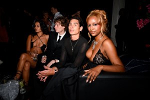 Evan Mock and Justine Skye at Richie Akiva's 10th Annual "The After" Met Gala After Party held at Casa Cipriani on May 6, 2024 in New York, New York.