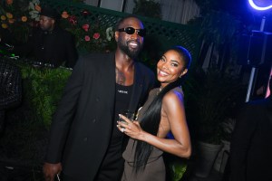 Dwyane Wade and Gabrielle Union at Usher's Secret Garden Met Gala After Party held at The Times Square Edition