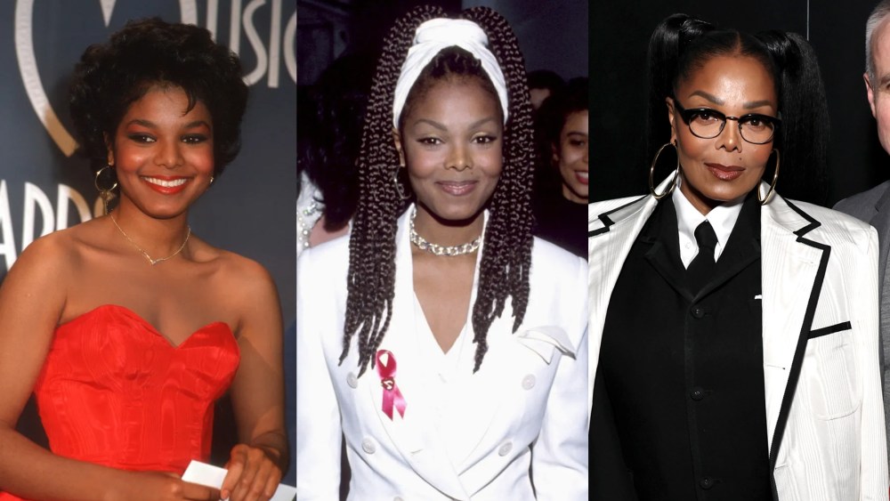 Janet Jackson in 1983, 1993 and 2024.