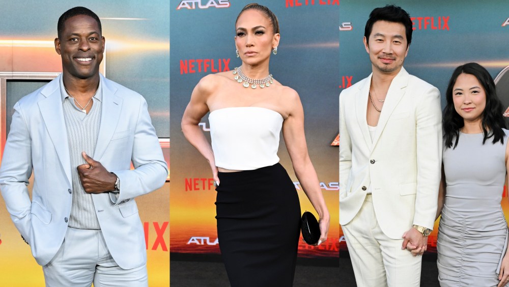 Streling K. Brown, Jennifer Lopez, Simu Liu, Allison Hsu at the 'Atlas' Los Angeles premiere