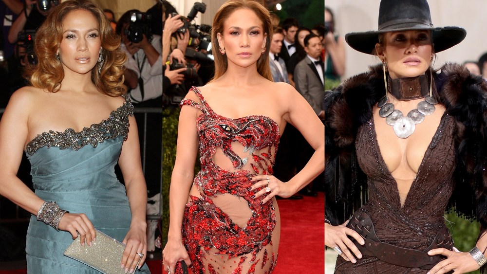 jennifer lopez, met gala looks