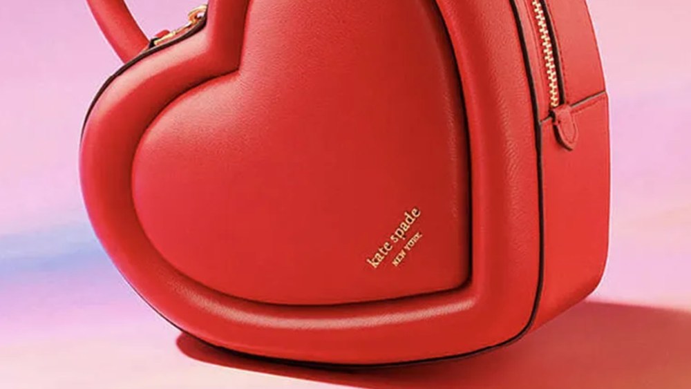 Kate Spade heart-shaped handbag