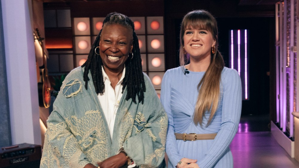 Whoopi Goldberg and Kelly Clarkson have ozempic discussion and weight loss drugs shot conversation on "The Kelly Clarkson Show."