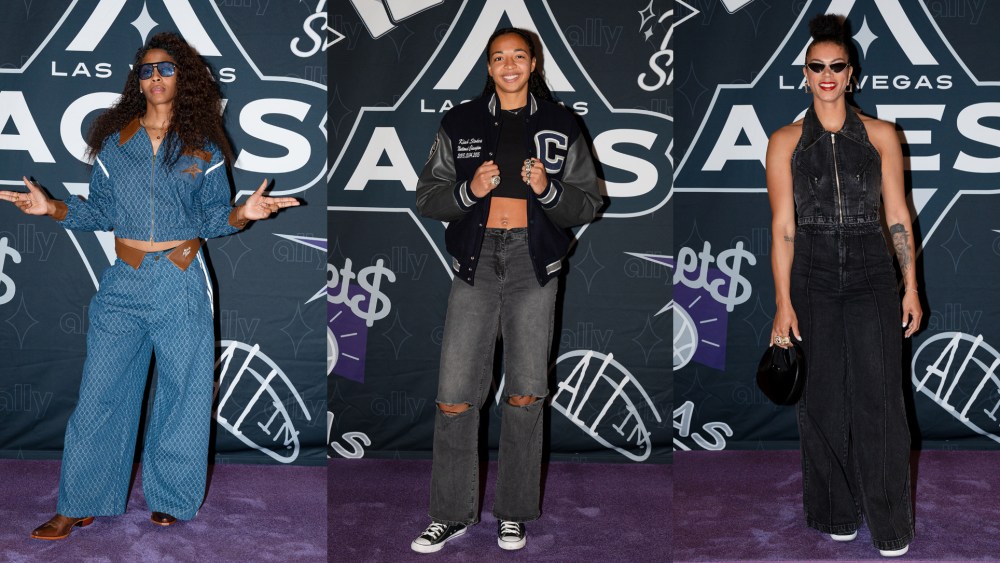 See photos of the Las Vegas Aces opening night arrivals.