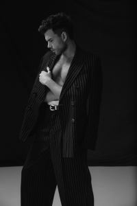 Suit by Ami in new wool over Paul Stuart cotton boxer shorts.