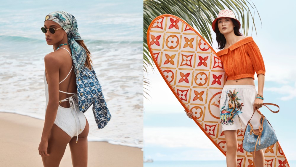 See photos of Louis Vuitton's summer 2024 LV By the Pool campaign. 