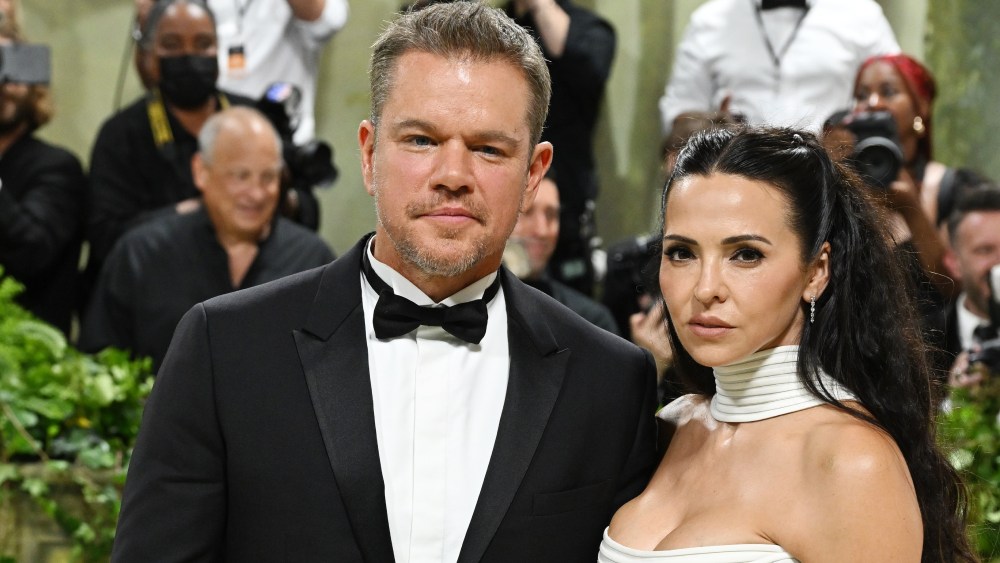 Matt Damon, Luciana Damon, met gala