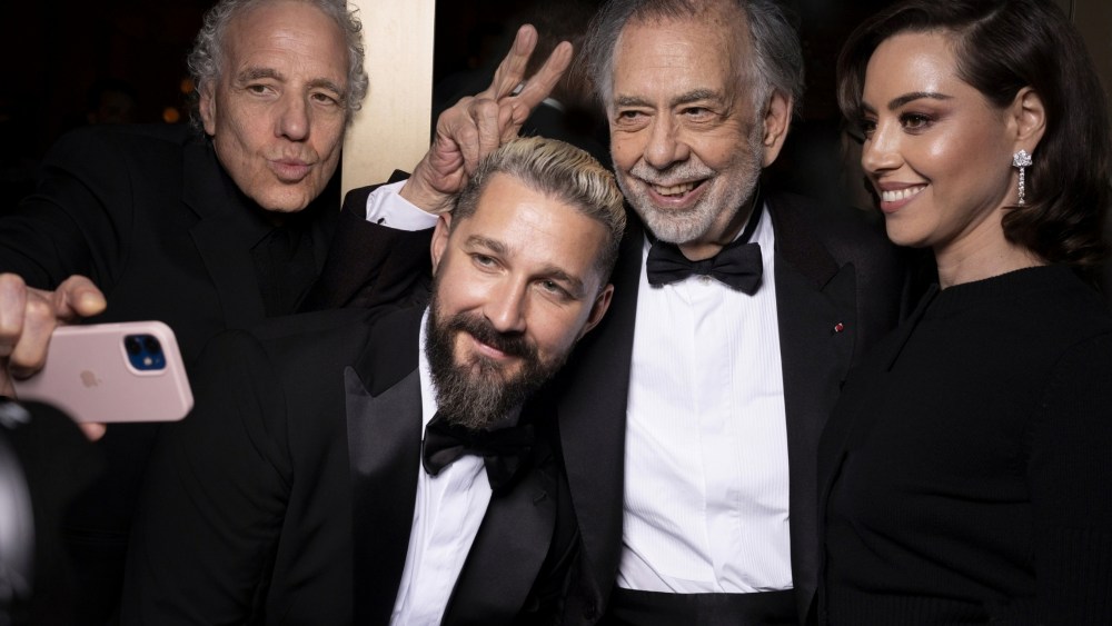 Abel Ferrara, Shia LaBeouf, Francis Ford Coppola and Aubrey Plaza