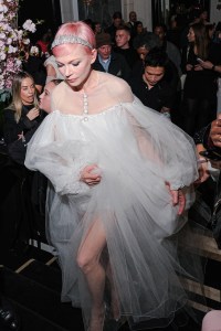 Michelle Williams at The Carlyle Hotel before the 2024 Met Gala