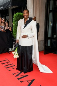 Colman Domingo in Willy Chavarria at The Mark Hotel before the 2024 Met Gala