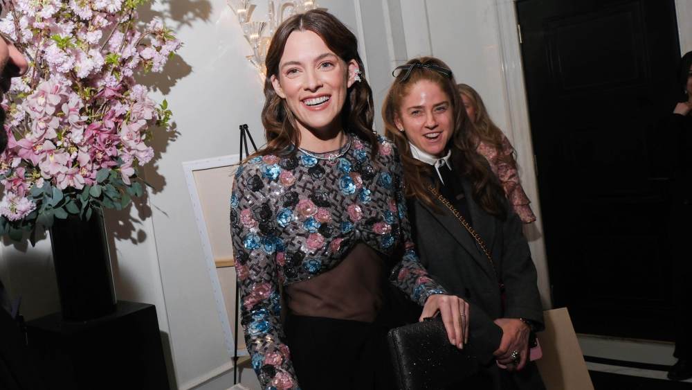 Riley Keough at the Carlyle Hotel before the 2024 Met Gala.