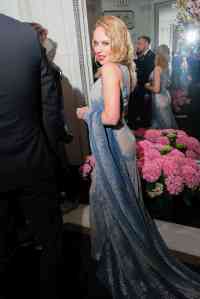 Kylie Minogue at The Carlyle Hotel before the 2024 Met Gala