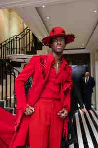 Wisdom Kaye at The Mark Hotel before the 2024 Met Gala