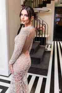 Emily Ratajkowski at The Mark Hotel before the 2024 Met Gala