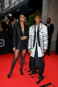 Willow Smith in Dior Haute Couture and Jaden Smith at The Mark Hotel before the 2024 Met Gala