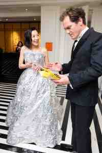 Michelle Yeoh and Michael Shannon in Balenciaga at The Mark Hotel before the 2024 Met Gala