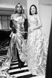 Serena Williams and Michelle Yeoh at The Mark Hotel before the 2024 Met Gala