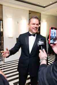 Matt Damon at The Mark Hotel before the 2024 Met Gala