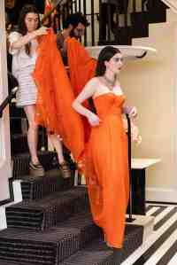 Nell Diamond at The Mark Hotel before the 2024 Met Gala