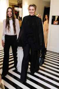 Chemena Kamali and Greta Gerwig in Chloé at The Mark Hotel before the 2024 Met Gala