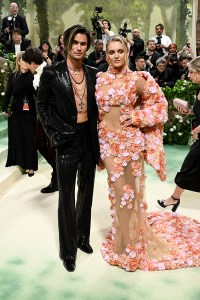 Chase Stokes and Kelsea Ballerini at the 2024 Met Gala: "Sleeping Beauties: Reawakening Fashion" held at The Metropolitan Museum of Art on May 6, 2024 in New York City.