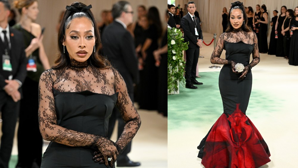 La La Anthony at the 2024 Met Gala on May 6 in New York City.