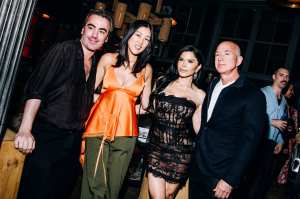 Fernando Garcia, Laura Kim, Lauren Sanchez and Jeff Bezos