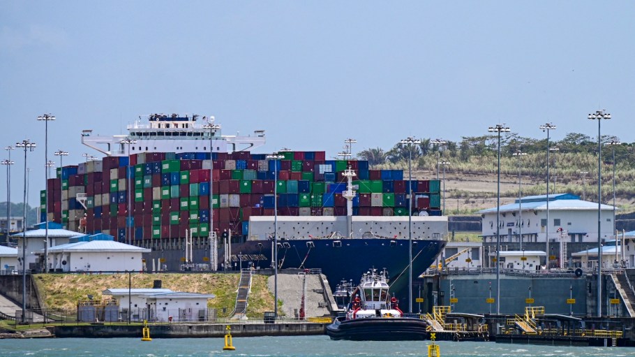 According to Xeneta's Peter Sand, three out of five ships traversing the canal still arrive late at the destination by more than one day.