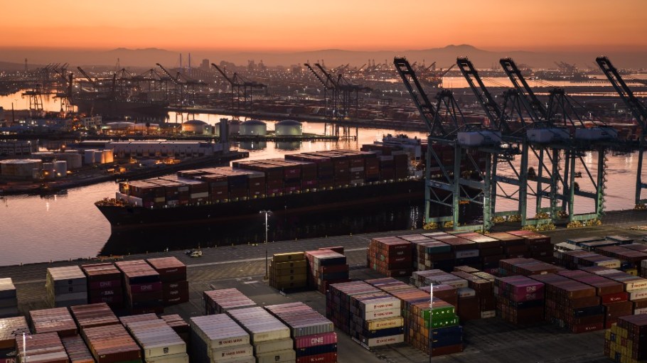 The Port of Los Angeles.