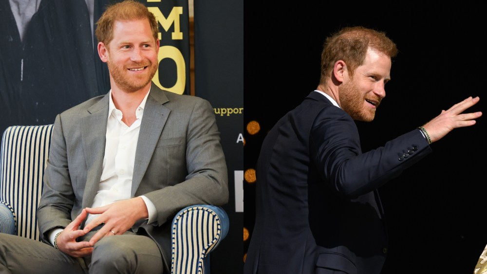 Prince Harry onstage during The Invictus Games Foundation Conversation titled Realising a Global Community at the Honourable Artillery Company on May 7 in London.