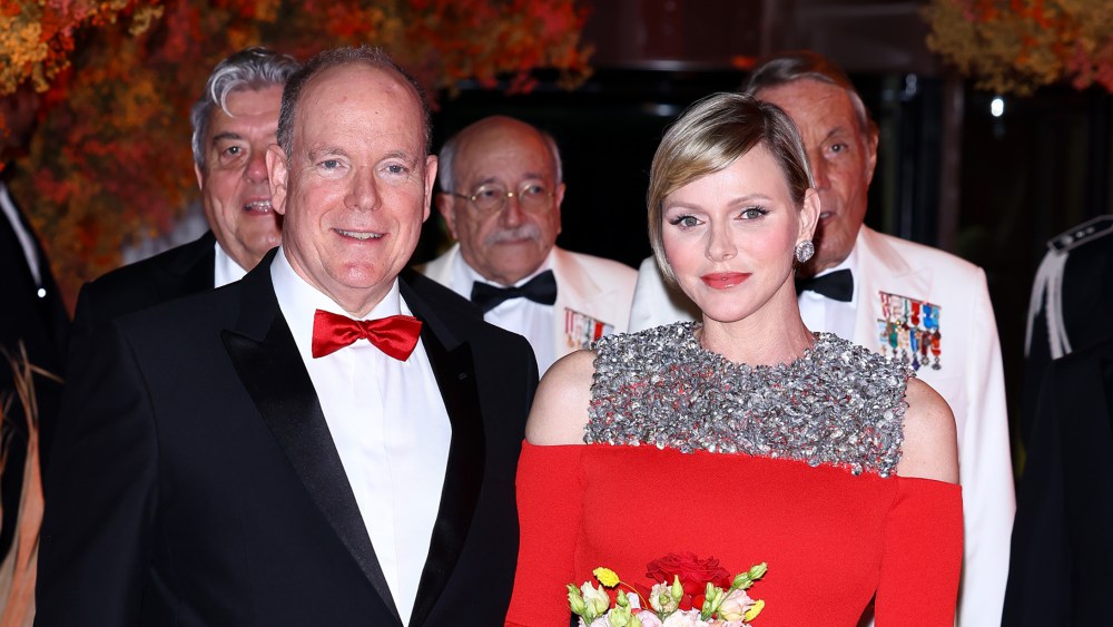 louis vuitton dress, MONACO, MONACO - MAY 26: (EDITOR'S NOTE : NO TABLOIDS WEB & PRINT, NO DAILY MAIL, NO DAILY MAIL GROUP, NO BILD, NO CHI, NO VOICI, NO CLOSER) Prince Albert II of Monaco and Princess Charlene of Monaco attend the Gala Dinner For The F1 Grand Prix Of Monaco on May 26, 2024 in Monaco, Monaco. (Photo by Marc Piasecki/Getty Images)